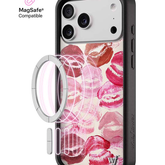 Wildflower MagSafe iPhone case 17 Pro Max Kensington Pink Cute