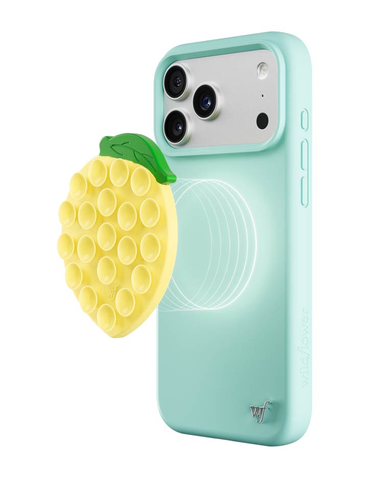 Wildflower MagSafe Lemon Selfie Stickeez Yellow Cute