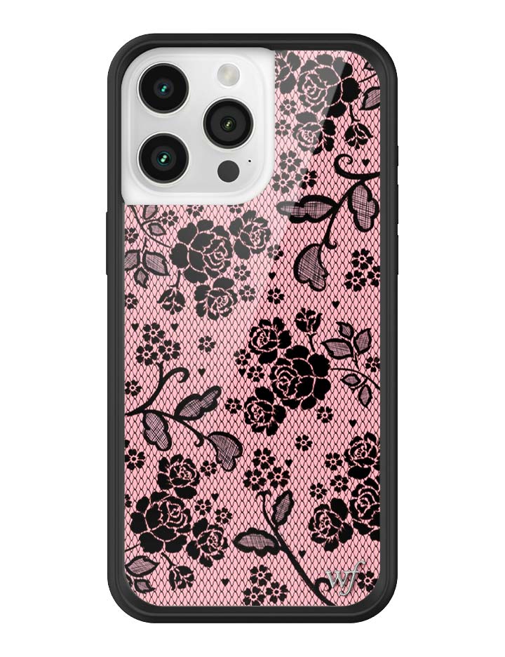 Wildflower iPhone MagSafe case 15 Pro Max Lace Lover Pink Cute