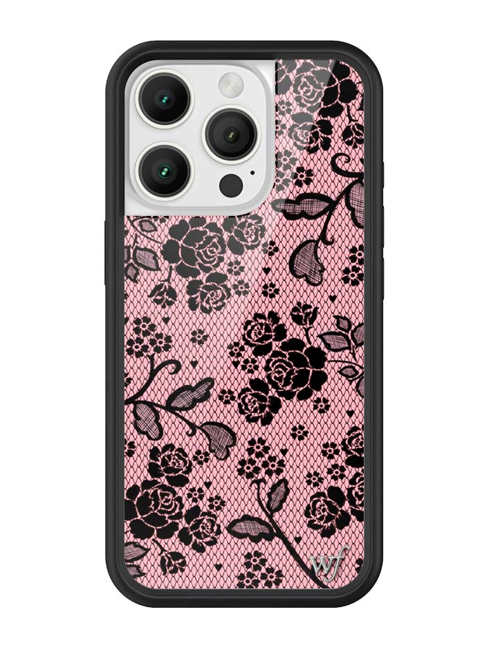 Wildflower iPhone MagSafe case 16 Pro Lace Lover Pink Cute