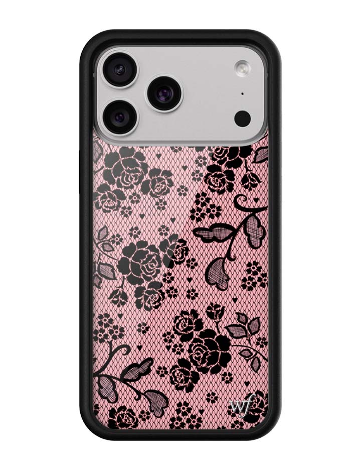 Wildflower iPhone MagSafe case 18 Pro Max Lace Lover Pink Cute
