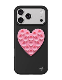 Wildflower MagSafe Heart Selfie Stickeez Pink Cute