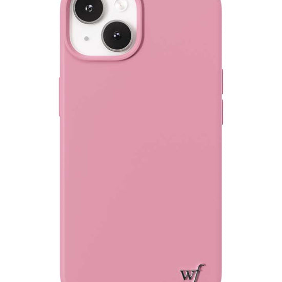 Wildflower iPhone case 13 Pink MagSafe Sleek Pink
