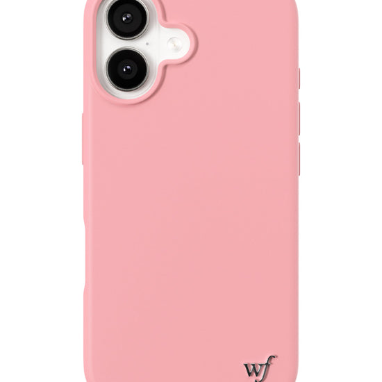 Wildflower iPhone case 16 Pink MagSafe Sleek Pink