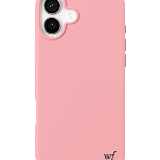 Wildflower iPhone case 16 Plus Pink MagSafe Sleek Pink
