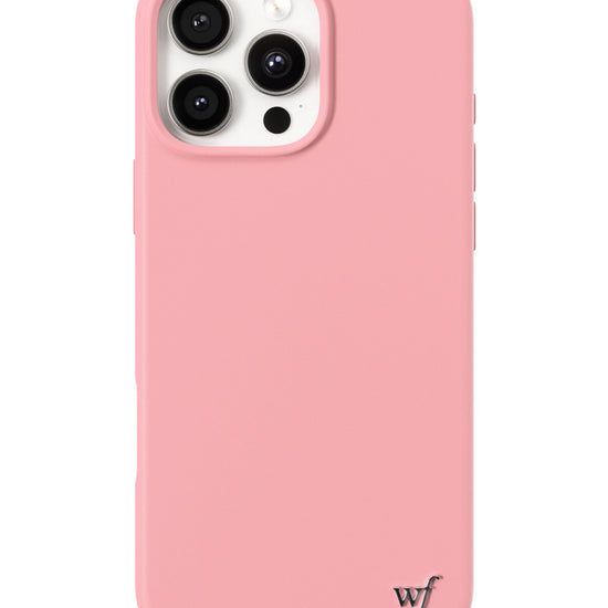 Wildflower iPhone case 16 Pro Max Pink MagSafe Sleek Pink