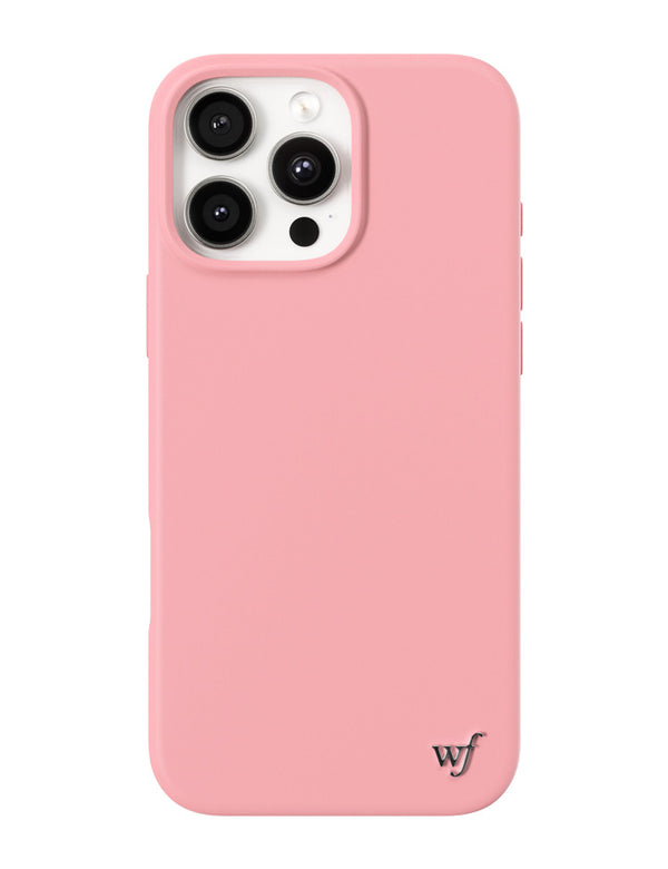 Wildflower iPhone case 16 Pro Max Pink MagSafe Sleek Pink