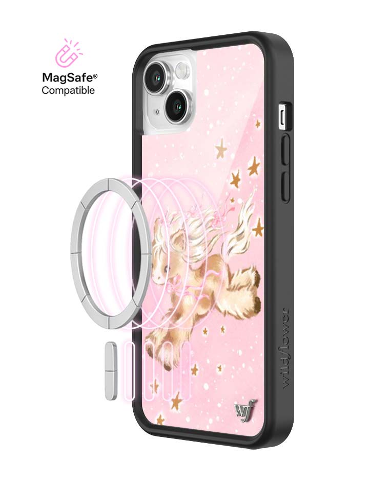 Wildflower MagSafe iPhone case 14 Pony Dreams Pink Cute