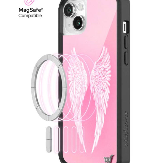Wildflower MagSafe iPhone case 13 Angel Baby Pink Cute