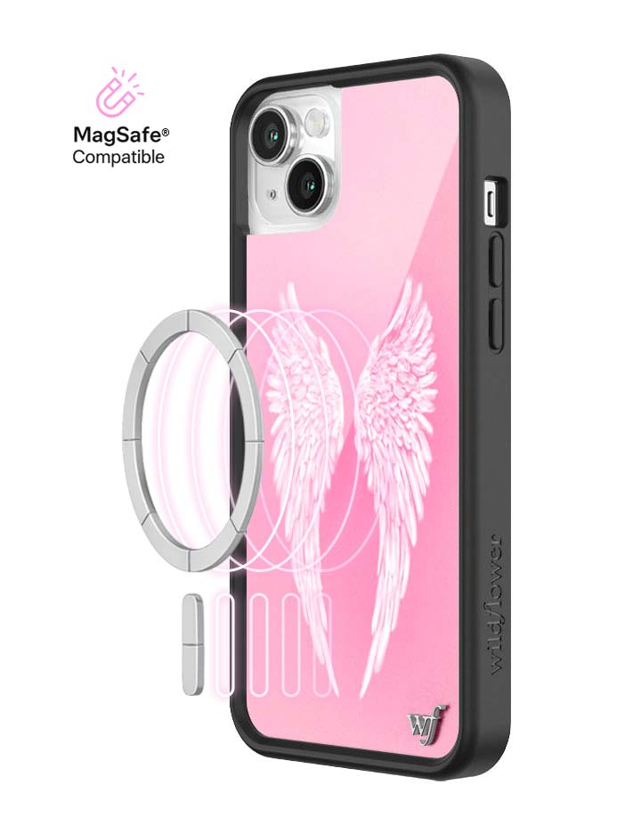Wildflower MagSafe iPhone case 14 Angel Baby Pink Cute