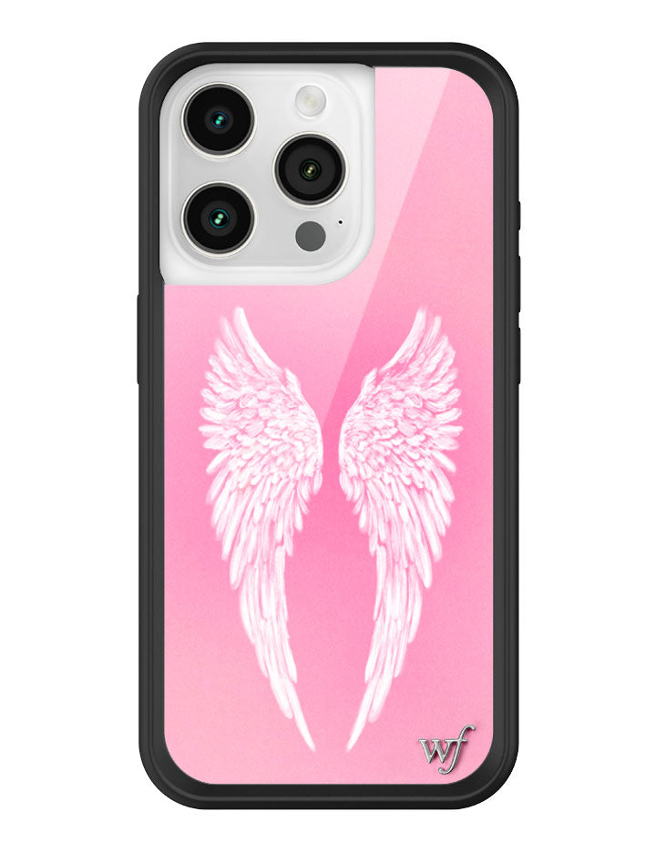 Wildflower iPhone MagSafe case 15 Pro  Angel Baby Pink Cute