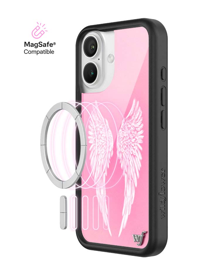 Wildflower MagSafe iPhone case 16 Angel Baby Pink Cute
