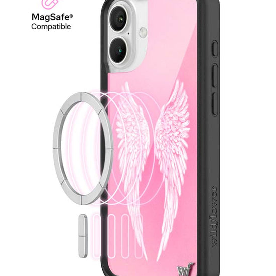 Wildflower MagSafe iPhone case 16 Plus Angel Baby Pink Cute