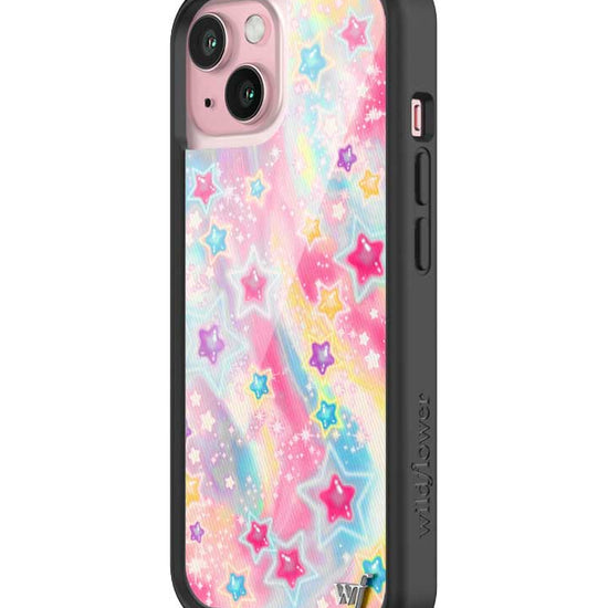 Wildflower iPhone case 15 Miranda Rae Pink Hair