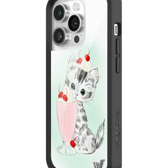 Wildflower iPhone case 14 Pro Kitty Shake Cats Cute