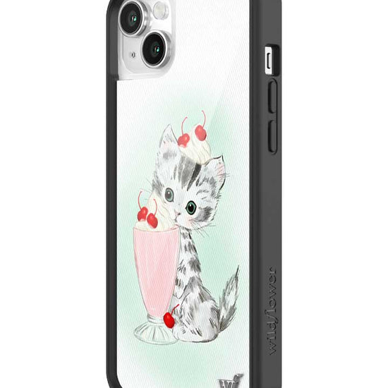 Wildflower iPhone case 14 Plus Kitty Shake Cats Cute
