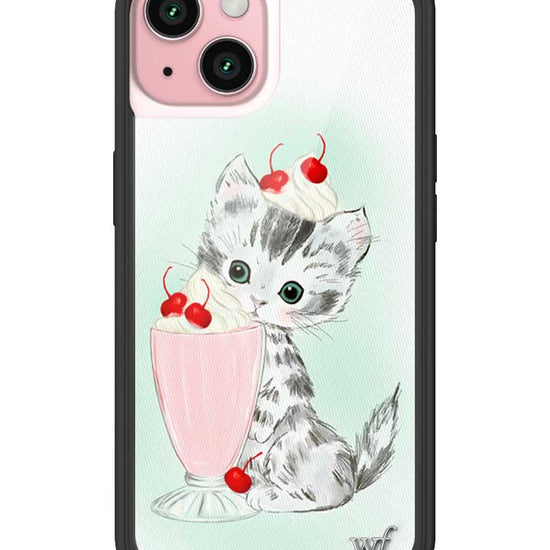 Wildflower iPhone case 15 Kitty Shake Cats Cute