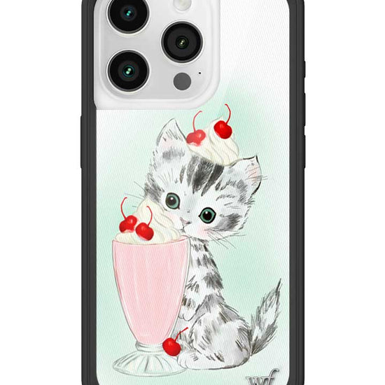 Wildflower iPhone case 15 Pro Kitty Shake Cats Cute