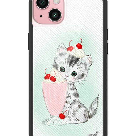 Wildflower iPhone case 15 Plus Kitty Shake Cats Cute