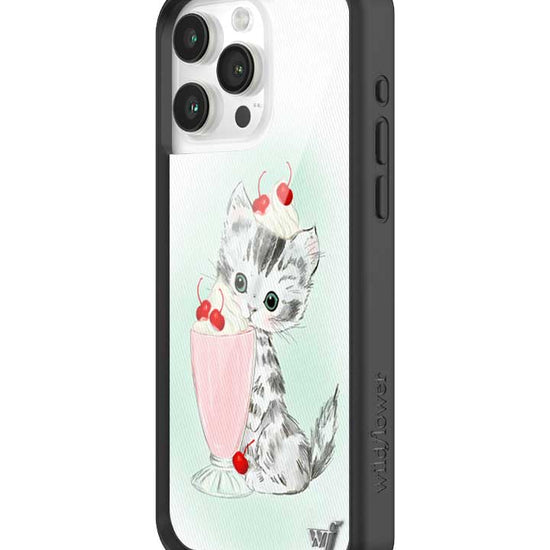 Wildflower iPhone case 15 Pro Max Kitty Shake Cats Cute