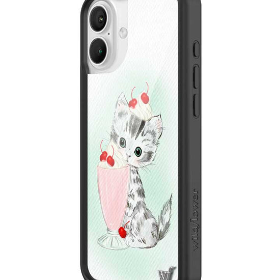 Wildflower iPhone case 16 Plus Kitty Shake Cats Cute