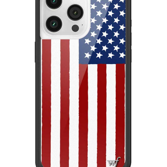 Wildflower American Flag iPhone 15 Pro Max Case