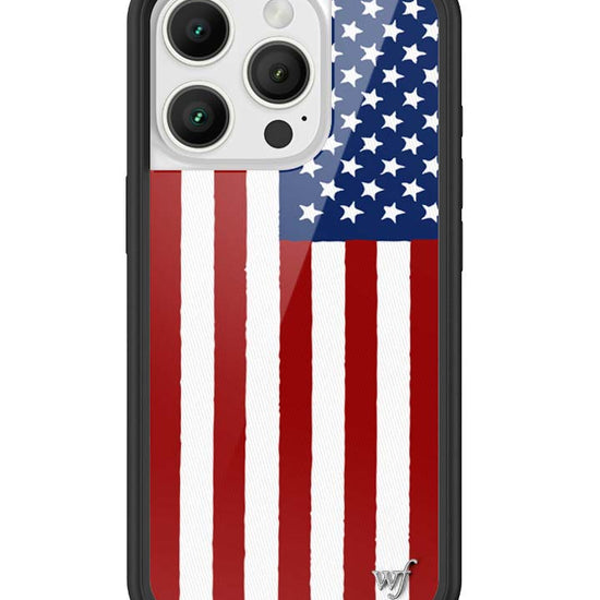 Wildflower American Flag iPhone 16 Pro Case