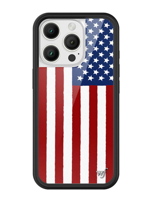 Wildflower American Flag iPhone 16 Pro Case