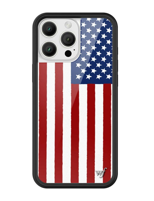 Wildflower American Flag iPhone 16 Pro Max Case