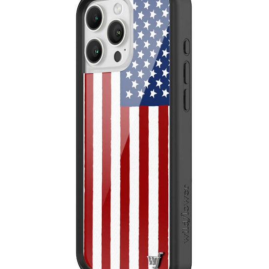 Wildflower American Flag iPhone 16 Pro Max Case