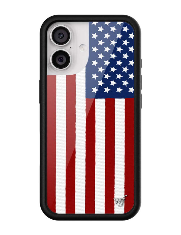 Wildflower American Flag iPhone 17 Case