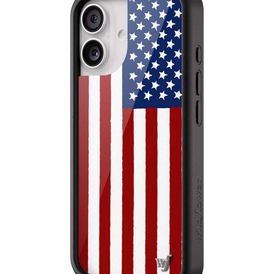 Wildflower American Flag iPhone 17 Case