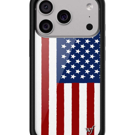 Wildflower American Flag iPhone 18 Pro Case