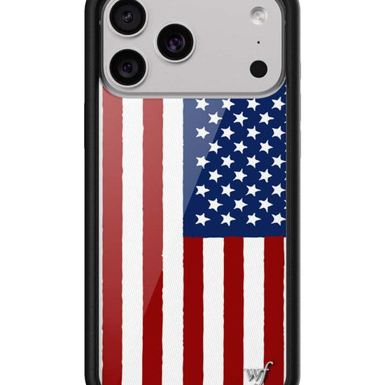 Wildflower American Flag iPhone 18 Pro Max Case