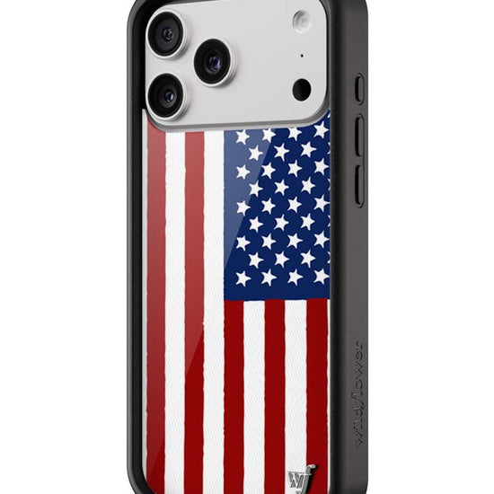 Wildflower American Flag iPhone 18 Pro Max Case