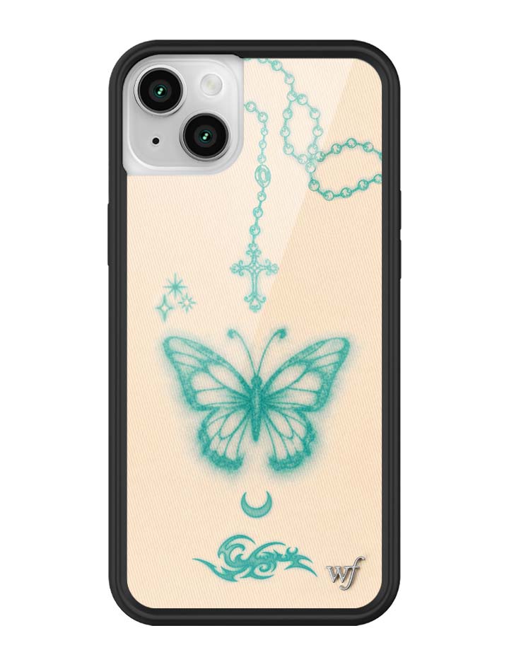 Wildflower iPhone case 14 Noah Cyrus Tattooed Blue Cute