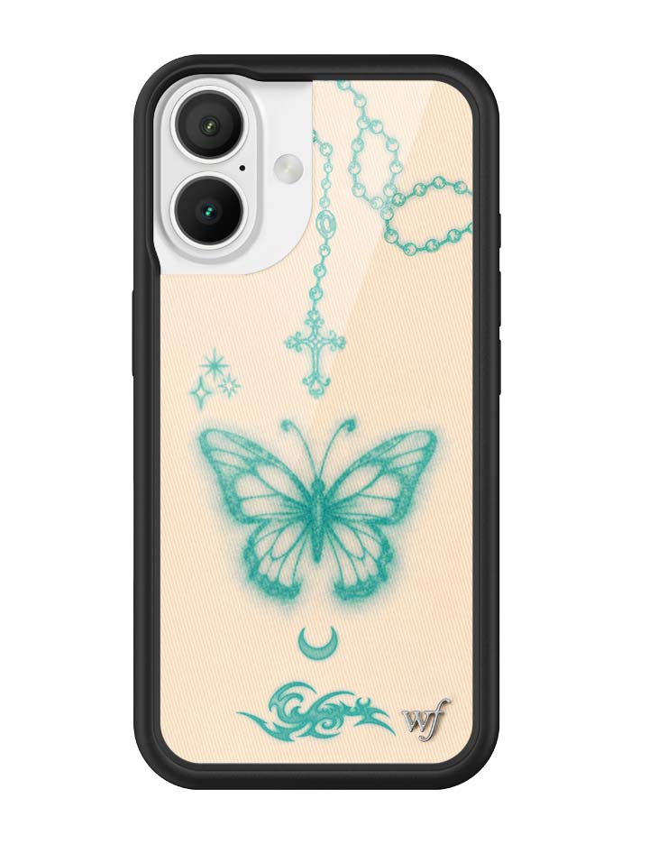 Wildflower iPhone case 16 Noah Cyrus Tattooed Blue Cute