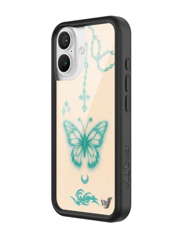 Wildflower iPhone case 16 Noah Cyrus Tattooed Blue Cute