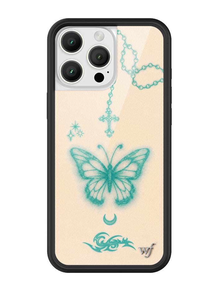 Wildflower iPhone case 16 Pro Max Noah Cyrus Tattooed Blue Cute