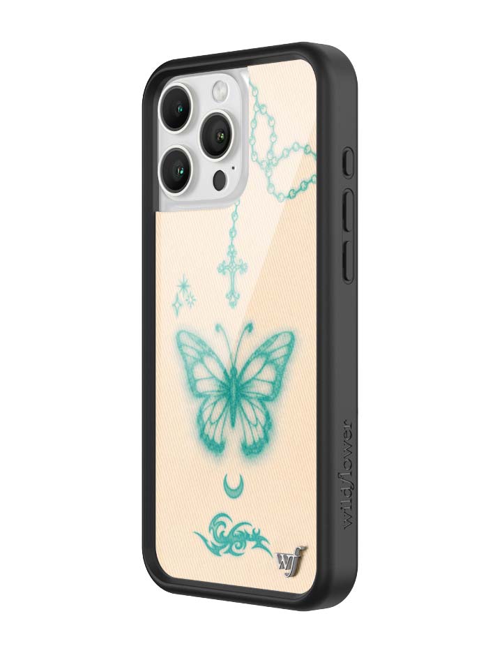 Wildflower iPhone case 16 Pro Max Noah Cyrus Tattooed Blue Cute