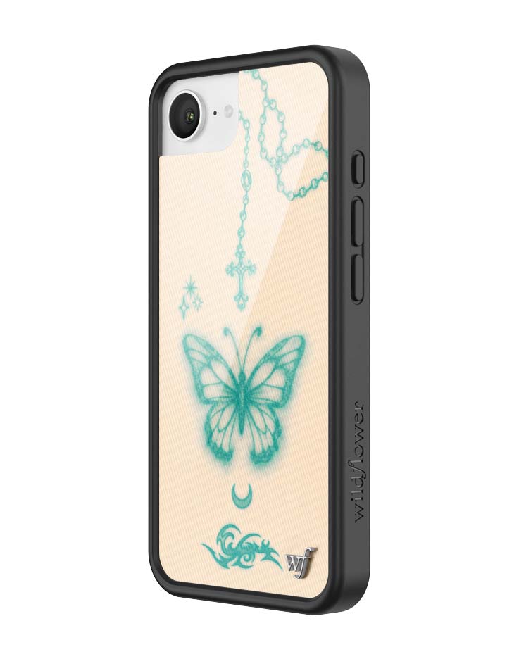 Wildflower iPhone case 17e Noah Cyrus Tattooed Blue Cute