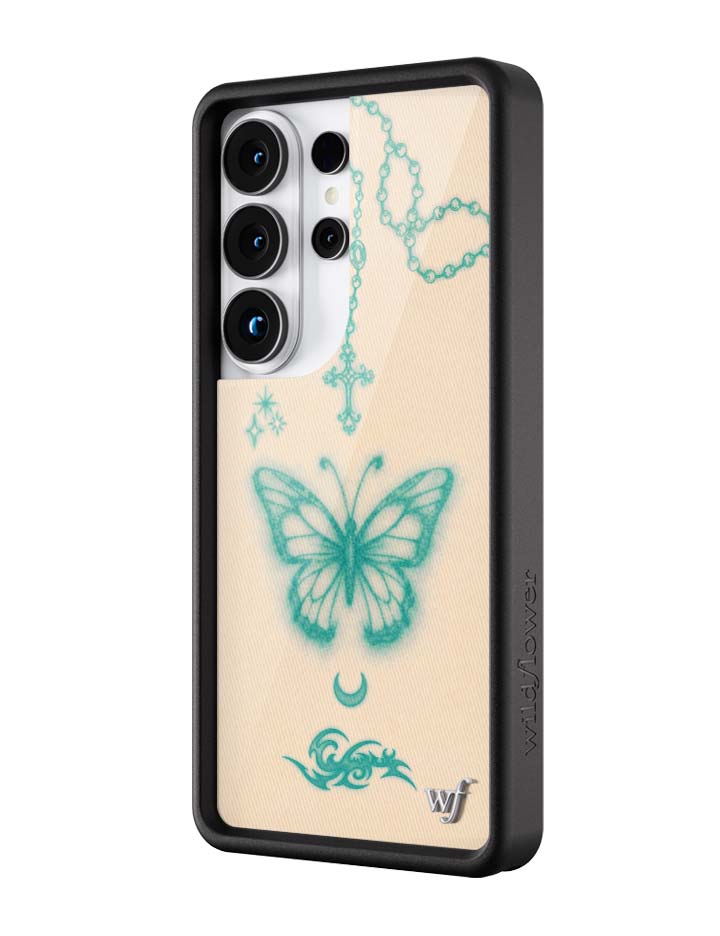 Wildflower Galaxy S26 case Ultra Noah Cyrus Blue Cute