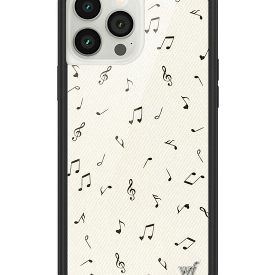 Wildflower iPhone case 13 Pro Max Love Notes Black Cute