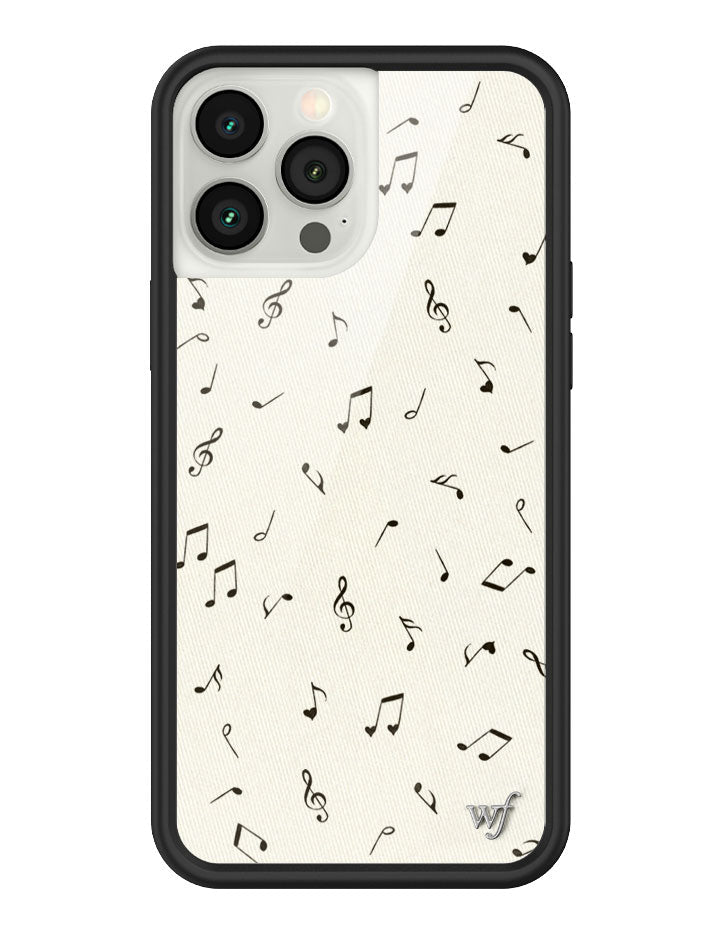 Wildflower iPhone case 13 Pro Max Love Notes Black Cute
