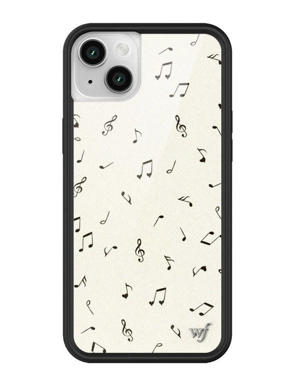 Wildflower iPhone case 14 Love Notes Black Cute