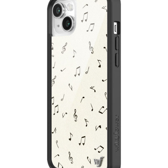 Wildflower iPhone case 14 Love Notes Black Cute