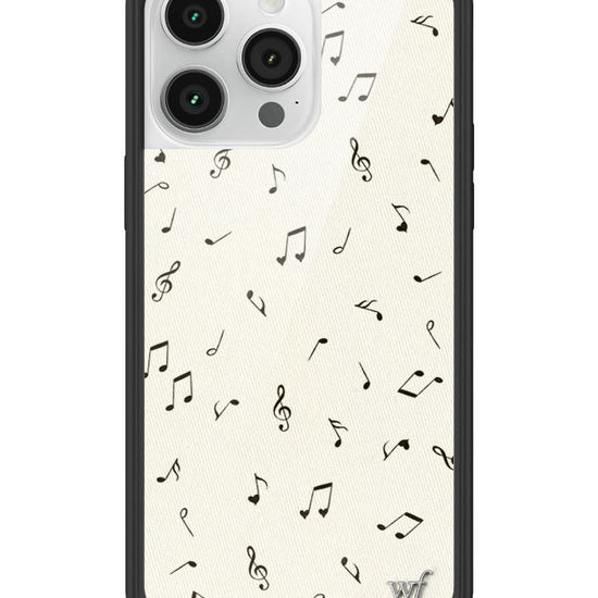 Wildflower iPhone case 14 Pro Max Love Notes Black Cute