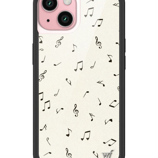 Wildflower iPhone case 15 Love Notes Black Cute