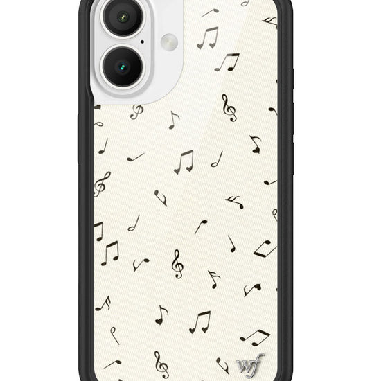 Wildflower iPhone case 16 Love Notes Black Cute
