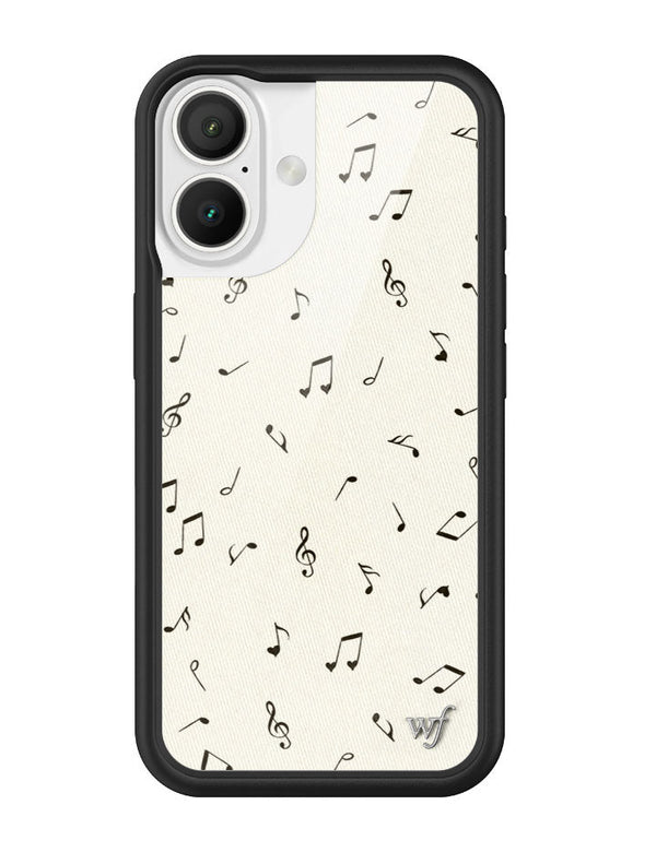 Wildflower iPhone case 16 Love Notes Black Cute